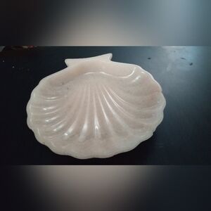 Handmade Beige Sea Shell Soap Dish
